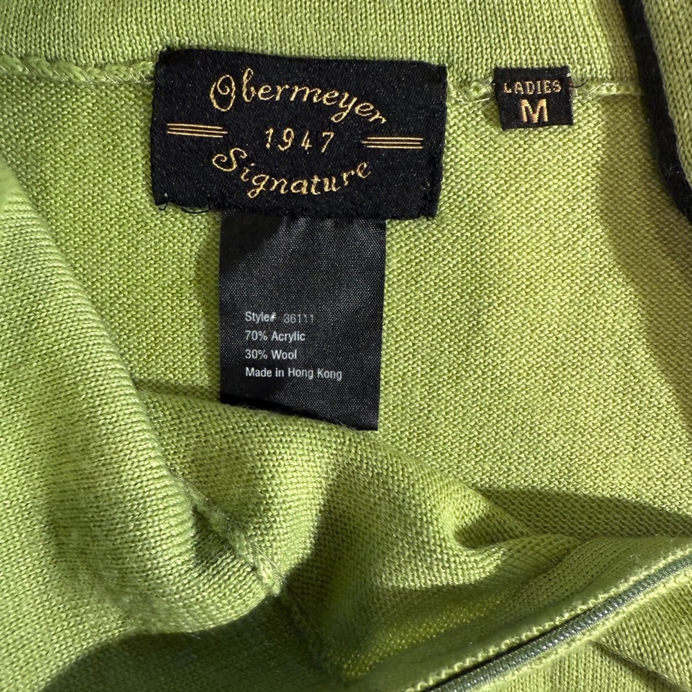 Obermeyer Signature 1947 Nordic Wool-Blend Sweater – Ladies M - Picture 3 of 3
